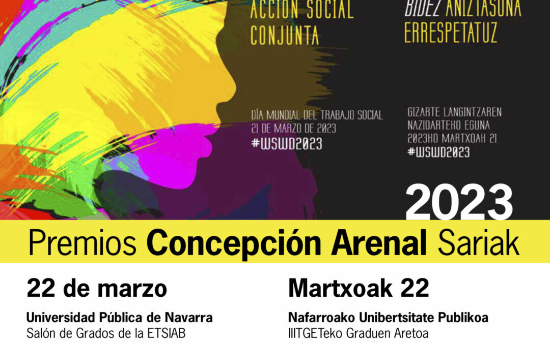 Concepción Arenal III. sariak. 2023ko Gizarte Langintzaren Munduko Egunaren ospakizuna